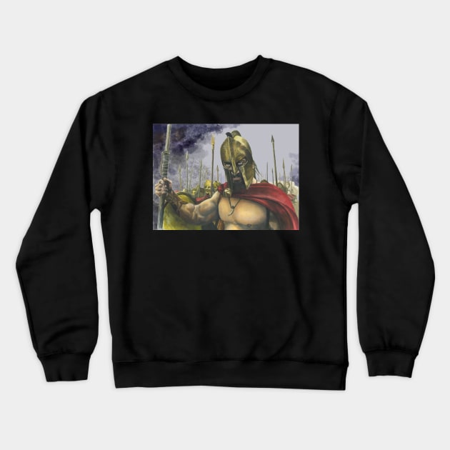 Leonidas Crewneck Sweatshirt by Riffic Studios